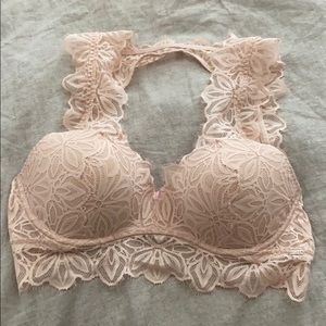 PINK push up bralette